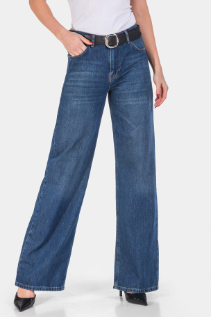 Разкроени дамски дънки 7001-79 Estero Ragazza