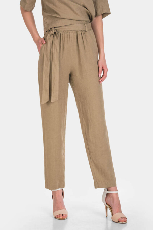 Дамски ленен панталон 7B114P-06