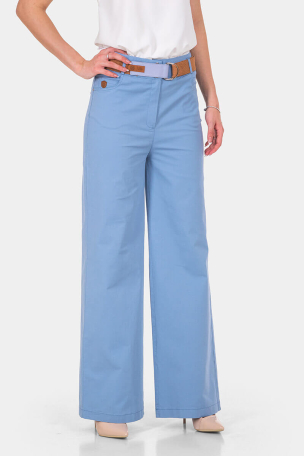 Елегантен клоширан дамски панталон 18970-17 KDL