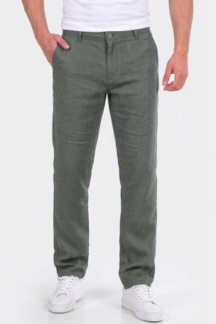 Мъжки ленен спортно-елегантен панталон 7013-25 LCR