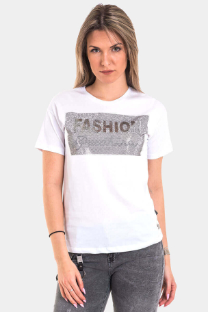 Дамска тениска 8129-20 INDIGO Fashion