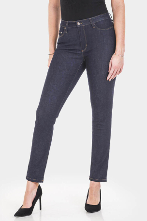 Слим фит дамски дънки Anna 6527 INDIGO Fashion