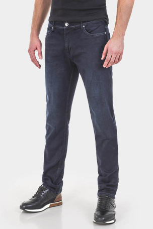 Прави мъжки дънки 9160 INDIGO Fashion