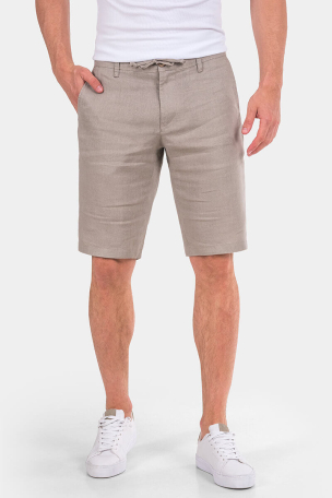 Ленени мъжки бермуди 6581-02  INDIGO Fashion