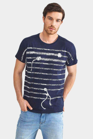 Мъжка тениска 501745-18 INDIGO Fashion