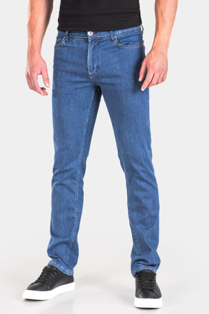 Прави мъжки дънки 5252-78 INDIGO Fashion