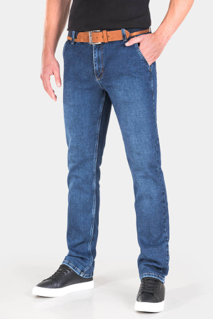 Прави мъжки дънки Ronney 6452 INDIGO Fashion