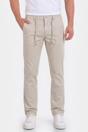 Мъжки спортно-елегантен панталон с връзки 7695-02 Lacarino