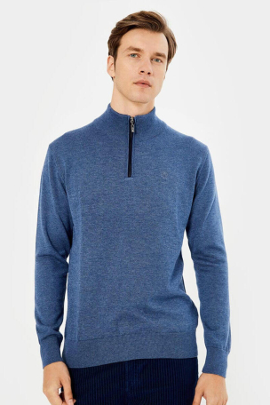Мъжки пуловер 18356-08 INDIGO Fashion