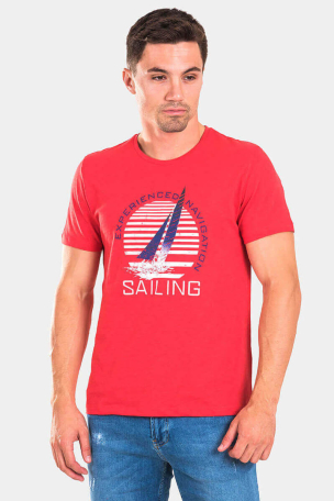 Мъжка тениска 35264-19 | INDIGO Fashion