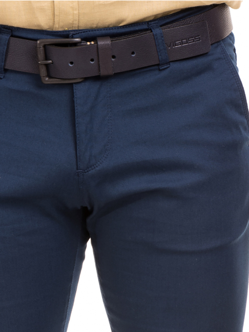 Мъжки спортно-елегантен панталон BRN 7207 - син D