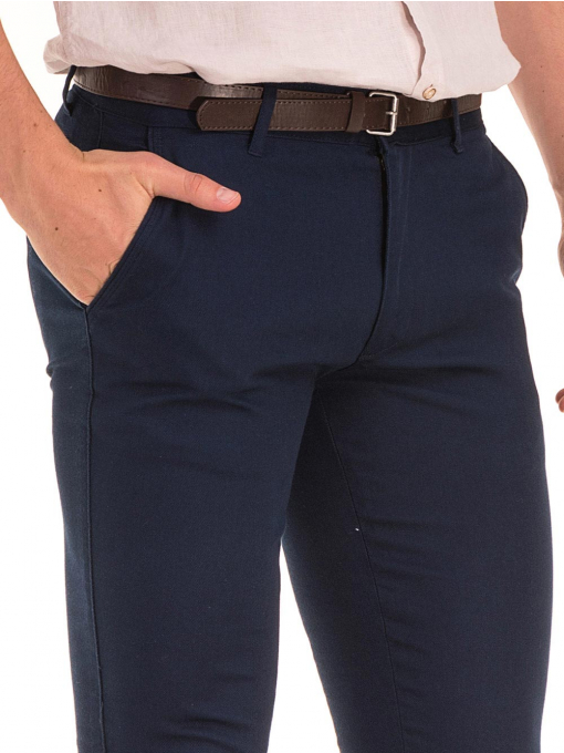 Мъжки спортен панталон KOTON с колан 41351 - тъмно син D