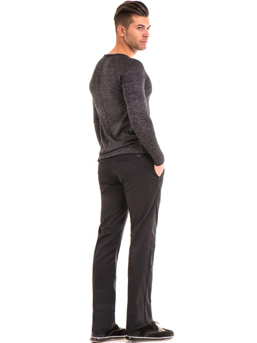 Класически мъжки панталон LACARINO 2925 - антрацит