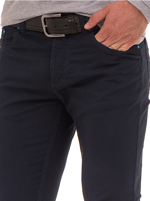Мъжки спортен панталон XINT 415 - тъмно син D