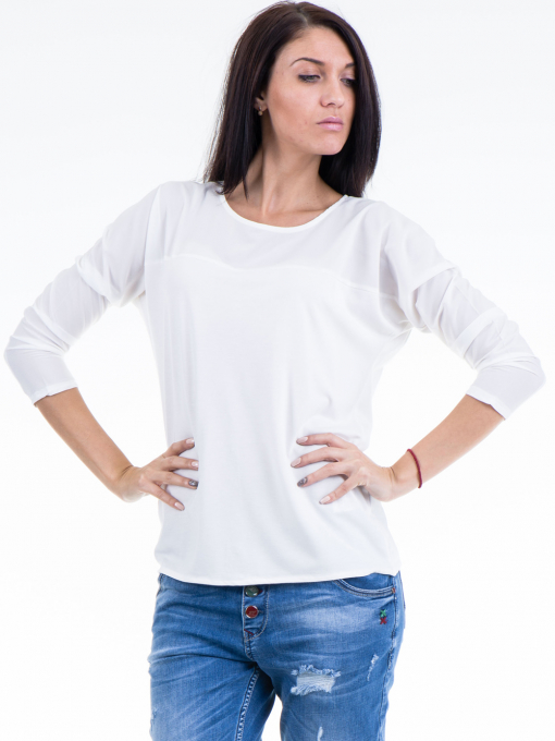 Дамска блуза JOY MISS 51068 - бяла 