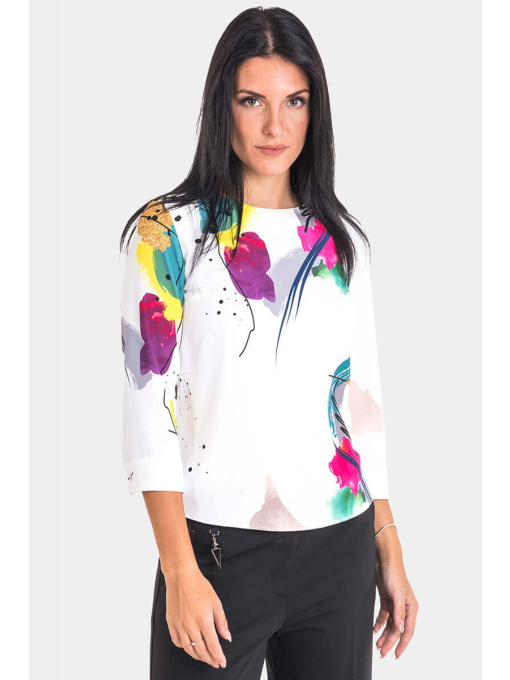 Елегантна дамска блуза 3073-21 Sadosa | INDIGO Fashion - 