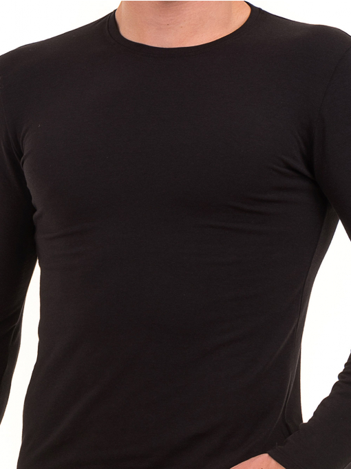 Мъжка спортна блуза MCL 27963 - черна D