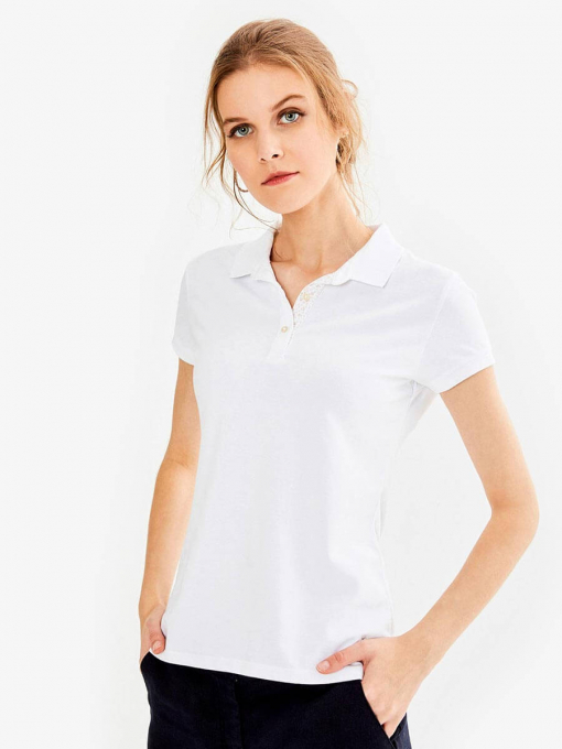 Бяла спортна блуза | INDIGO Fashion - 