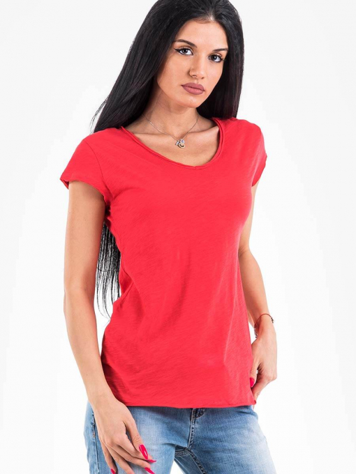 Червена дамска блуза | INDIGO Fashion - 