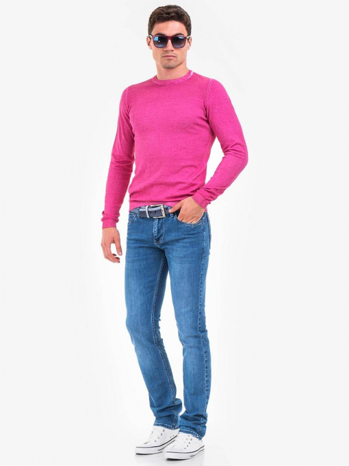 Мъжки пуловер BLUE PETROL 2550-50 INDIGO Fashion