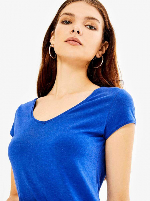 Синя дамска тениска INDIGO Fashion - 3