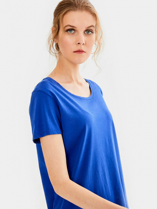 Синя дамска блуза | INDIGO Fashion - 3