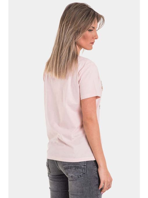 Розова дамска тениска | INDIGO Fashion - 1