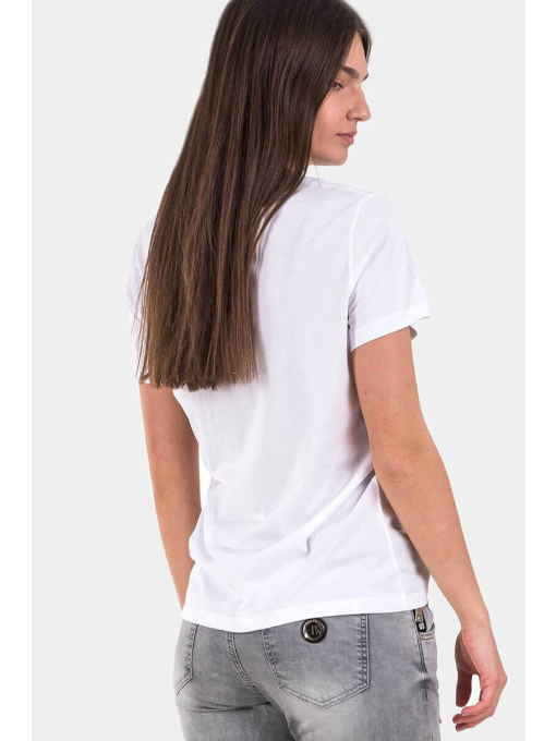 Бяла дамска тениска | INDIGO Fashion - 1