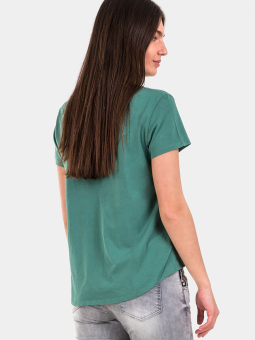 Зелена дамска блуза | INDIGO Fashion - 1