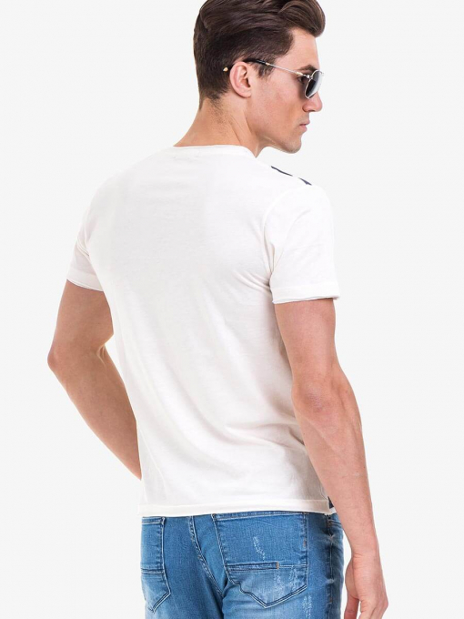 Мъжка тениска с обло деколте VIGOSS 60101 INDIGO Fashion