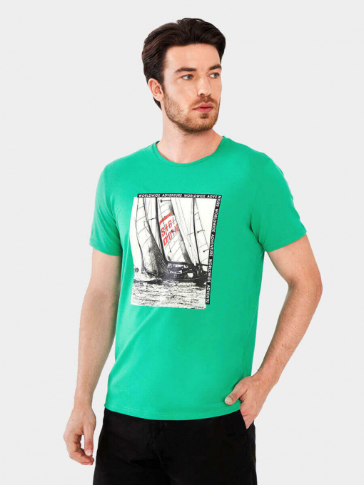 Мъжка тениска MCL 35418-05 | INDIGO Fashion