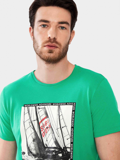 Мъжка тениска MCL 35418-05 | INDIGO Fashion - 2