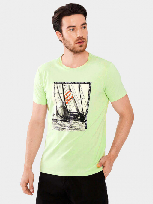 Мъжка тениска 35418-26 | INDIGO Fashion