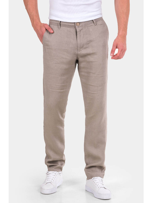 Ленен мъжки панталон Jack 6580-02 | INDIGO Fashion - 