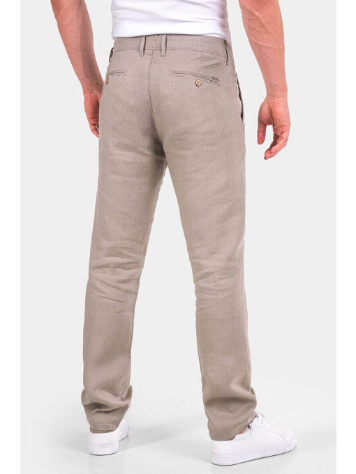 Ленен мъжки панталон Jack 6580-02 | INDIGO Fashion - 1
