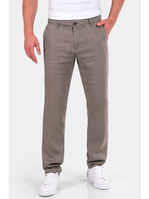 Ленен мъжки панталон 6580-03 | INDIGO Fashion