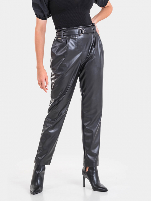 Черен дамски панталон | INDIGO Fashion