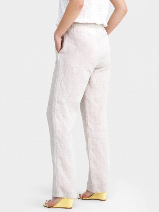 Ленен дамски панталон | INDIGO Fashion - 1