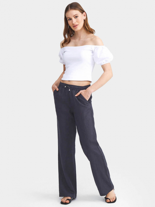 Ленен дамски панталон  | INDIGO Fashion - 2