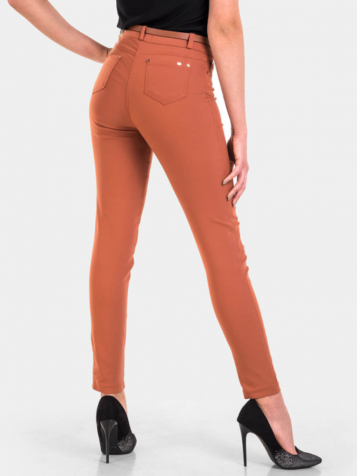 Слим фит дамски панталон | INDIGO Fashion - 1