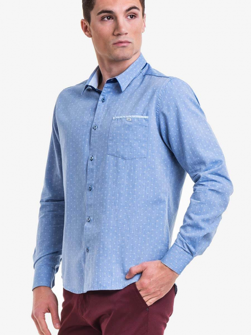 Мъжка памучна риза XINT 568