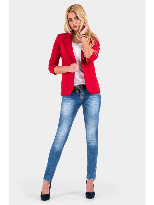Червено дамско сако 9597 Mischka | INDIGO Fashion - 2