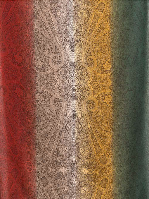 Дамски тъмнозелен шал 11189-25 | INDIGO Fashion - 1