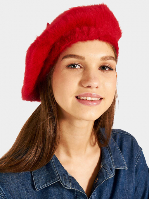 Дамска шапка тип барета 11281-19 | INDIGO Fashion