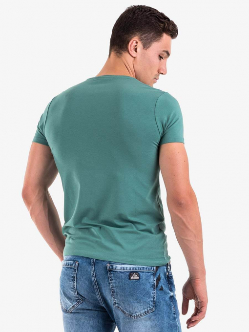 Зелена мъжка тениска от INDIGO Fashion - 1