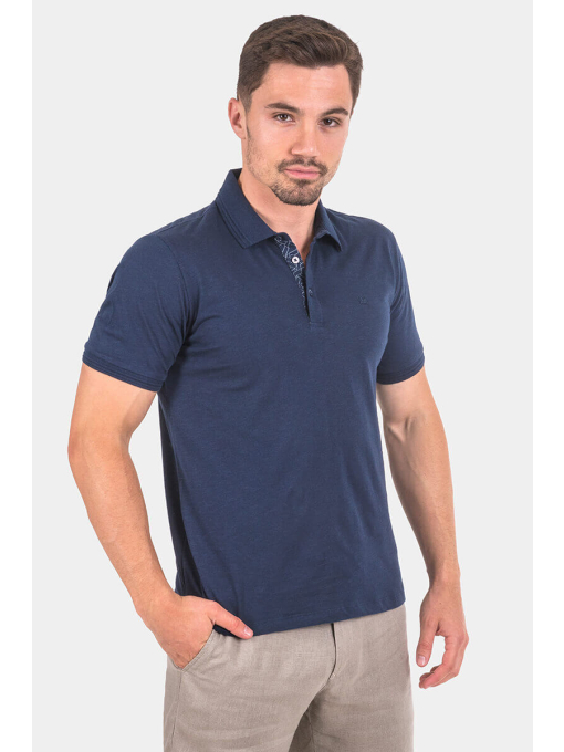 Памучна мъжка блуза 39206-18 INDIGO Fashion