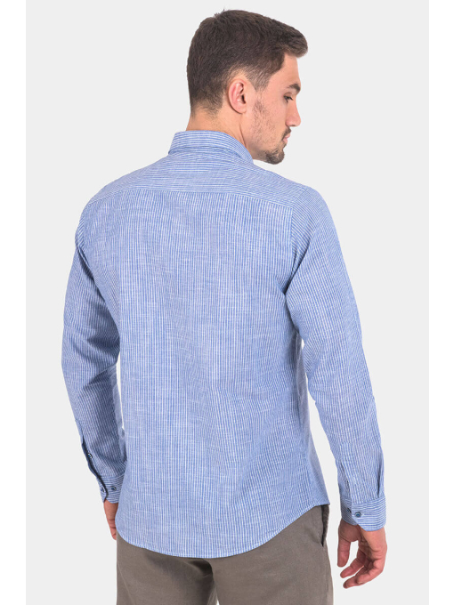 Памучна мъжка риза 32528-08 | INDIGO Fashion - 1