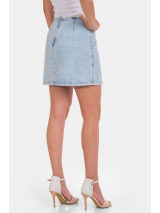 Дънкова пола 3027-73 FAF DENIM B