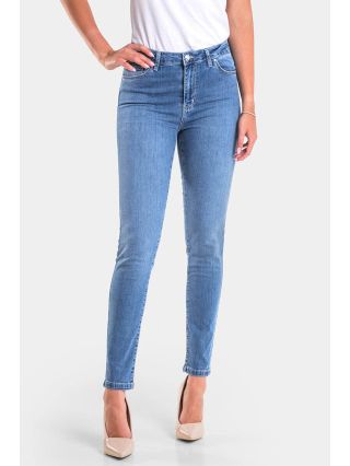 Слим фит дамски дънки Naomi 5865 INDIGO Fashion B