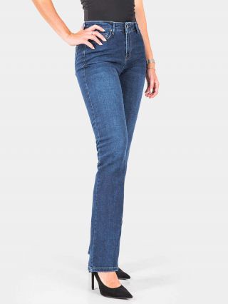 Прави дамски дънки Kelly 6487-78 INDIGO Fashion B